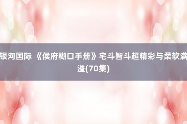银河国际 《侯府糊口手册》宅斗智斗超精彩与柔软满溢(70集)