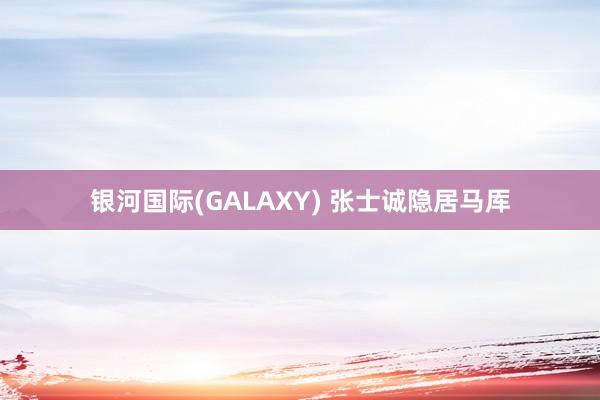 银河国际(GALAXY) 张士诚隐居马厍